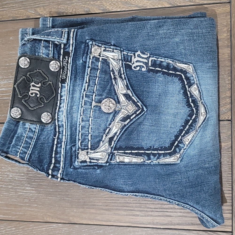 Miss Me Blue Straight Leg Jeans